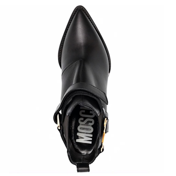 Moschino classic LEATHER ANKLE BOOTS - Picture 5 of 8